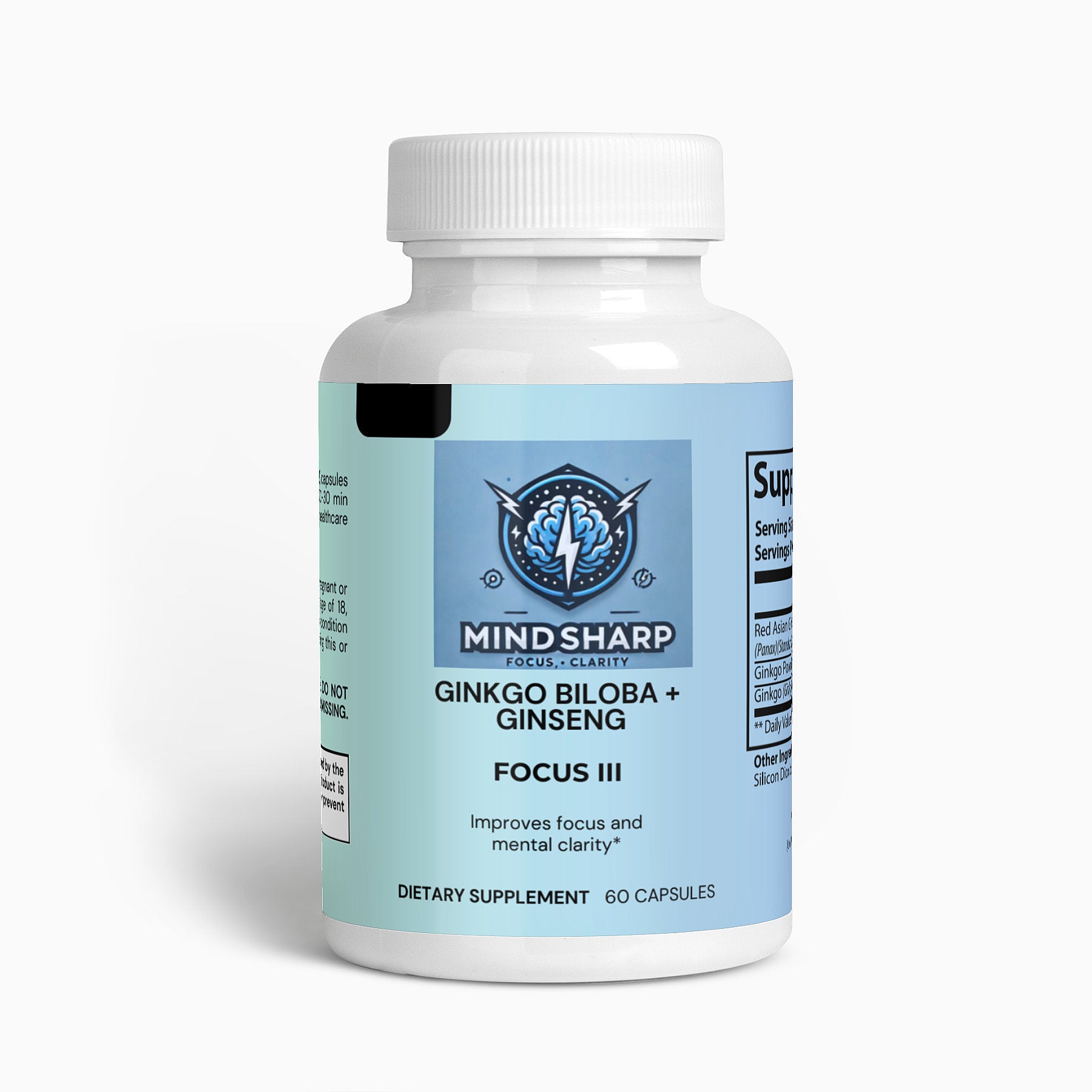 Ginkgo Biloba + Ginseng - FOCUS 3