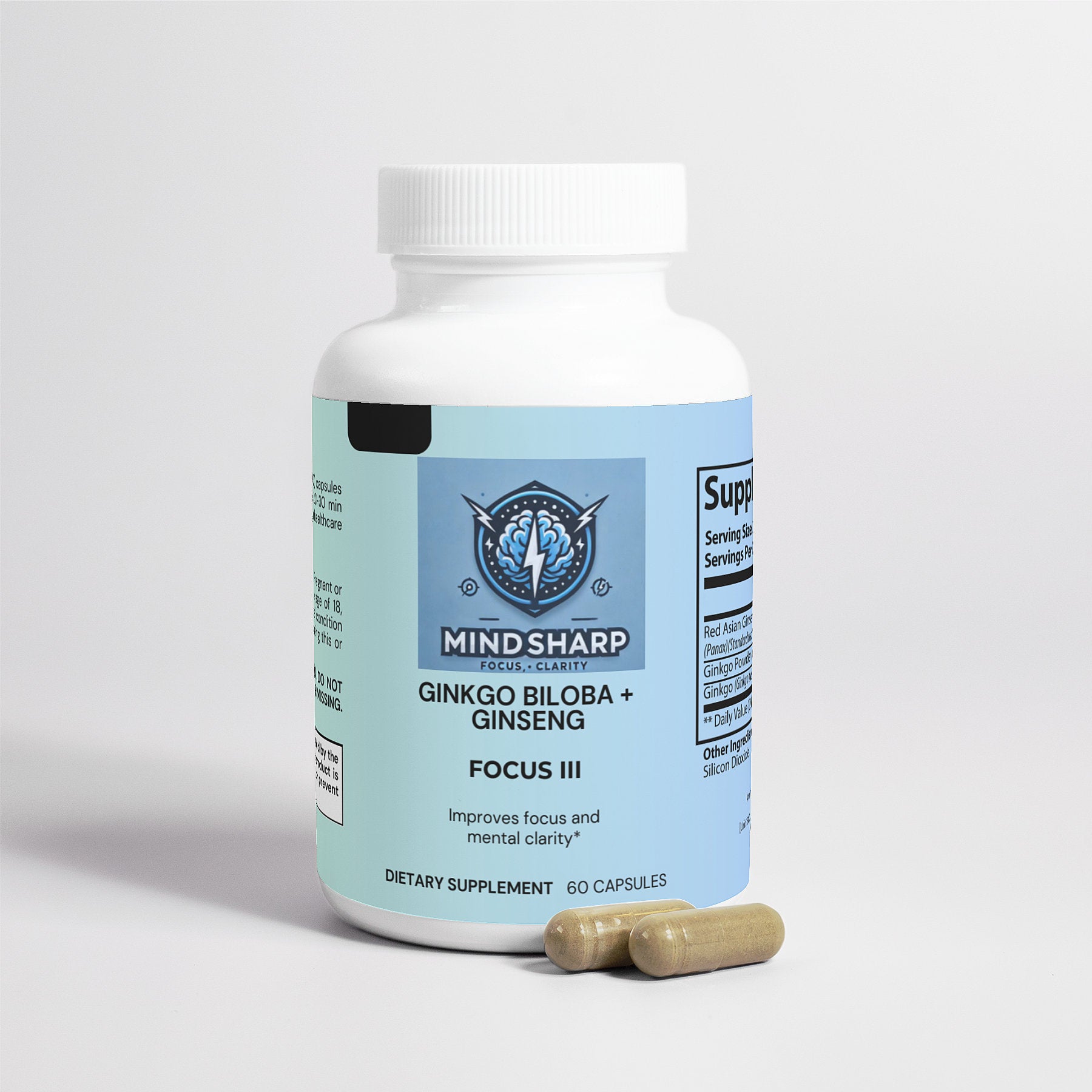 Ginkgo Biloba + Ginseng - FOCUS 3